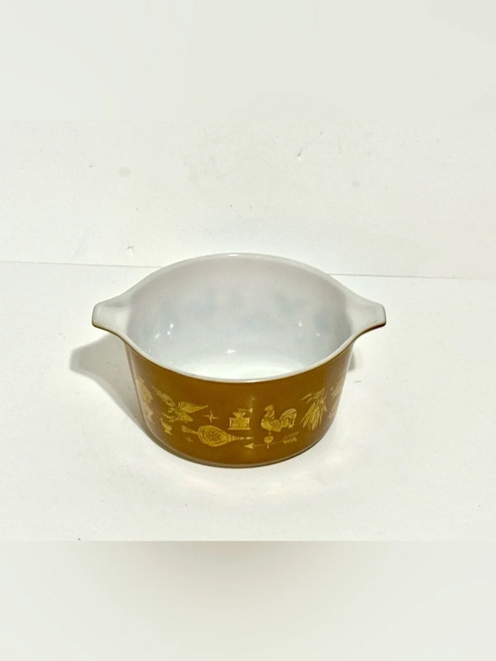Vintage Pyrex Early American Bake Serve Store Dish #473 1 QT NO LID